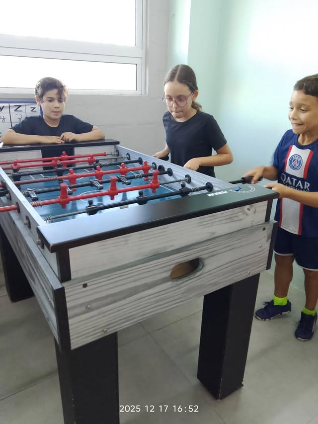 Momento de recreação das crianças